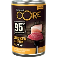 Wellness Core Hondenvoer Blik Kip - Eend - Wortel 400 gr product name