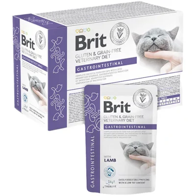 Brit Veterinary Diet Cat - Grain free - Gastrointestinal - Pouch 12 x 85 g