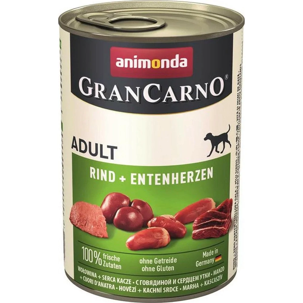 Animonda GranCarno Original Adult - Rund met Eend - 6 x 400 g