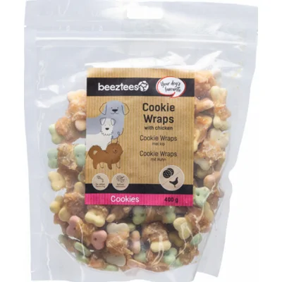 Beeztees TT Cookie Wraps Met Kip S 400 gr