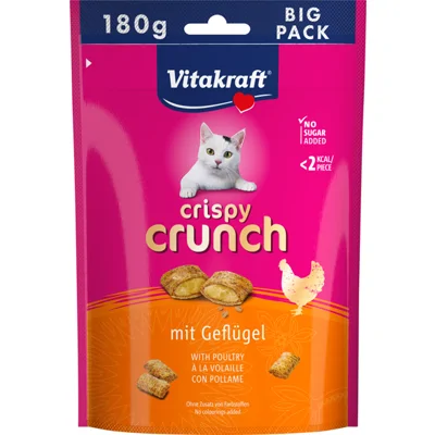 Vitakraft Crispy Crunch Big Pack - Gevogelte - 180 g