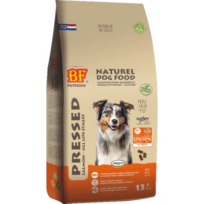 Biofood geperst graanvrij zalm hondenvoer 13,5kg