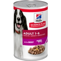 Hill's Science Plan Hond Adult Natvoer Rund 12 x 370g blik