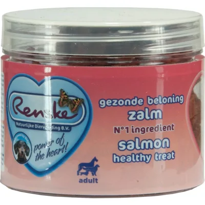 Renske Gezonde Beloning hartjes zalm hondensnack 300 g