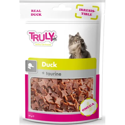20x Truly Cat Snacks Eend met Taurine 50 gr