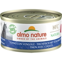 48x Almo Nature HFC Natural Kattenvoer Nat Blikje Tonijn&Mosselen 70 gr