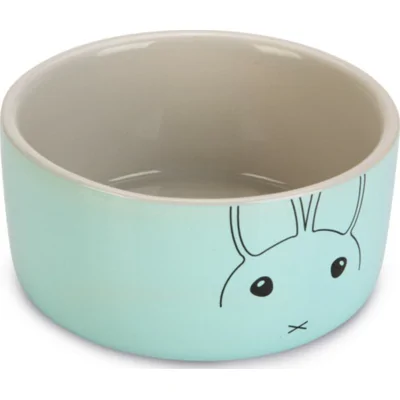 Beeztees Konijnenbakje Joela Keramiek Grijs - Mint 12 cm