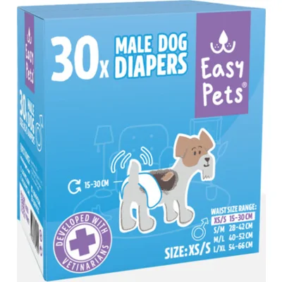 EasyPets Hondenluiers Reu XS/S 30 stuks
