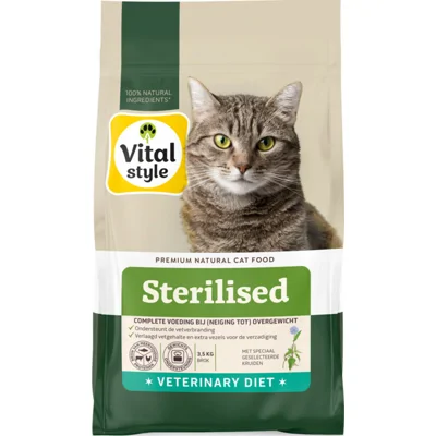 Vitalstyle Sterilised Kattenvoer 3,5 kg