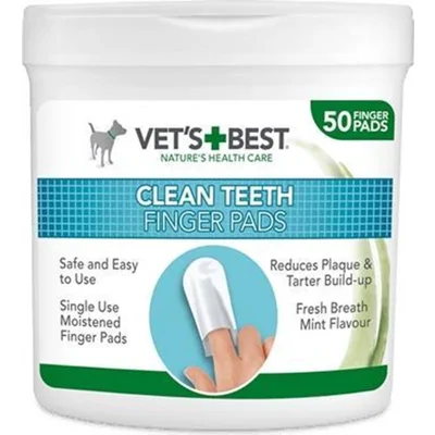 Vets-best Vets Best Clean - Teeth Finger Pads 50 st