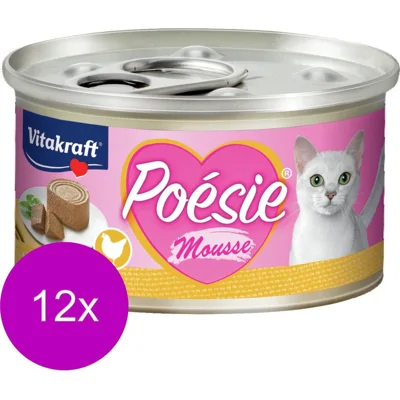 Vitakraft Poésie Mousse Kip - 12 x 85 g