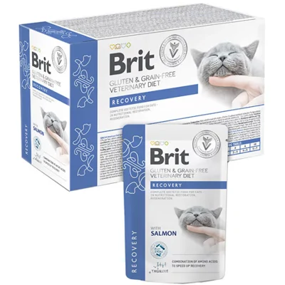 Brit Veterinary Diet Cat - Grain free - Recovery - Pouch 12 x 85 g