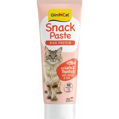 8x GimCat Snackpasta Zalm & Tonijn 75 gr