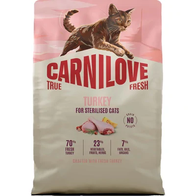 Carnilove True Fresh Sterilised - Kalkoen - 2 kg