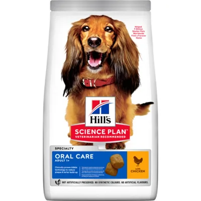 Hill's Science Plan Hond Adult Oral Care Medium Kip 12kg