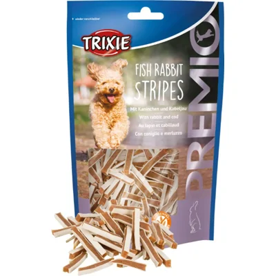 Trixie Fish Rabbit Stripes hondensnacks 100 gram