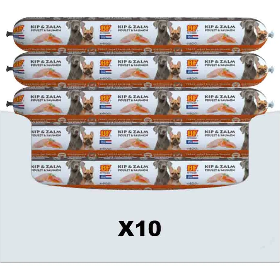 10x BF Petfood Vleesvoeding Zalm 800 gr