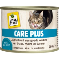 12x Vitalstyle Kattenvoer Blik Care Plus 200 gr product name