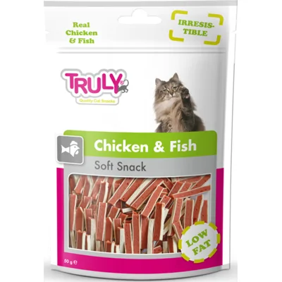 20x Truly Cat Snacks Kip&Vis 50 gr