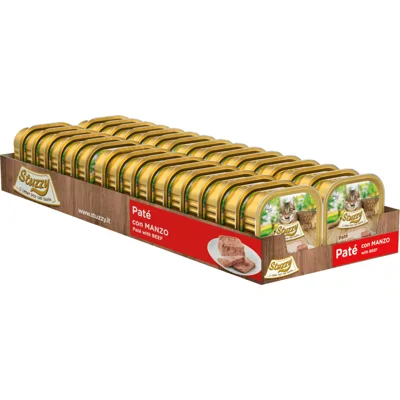 32x Stuzzy Kattenvoer Paté Rund 100 gr