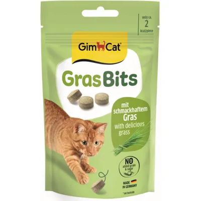 8x GimCat GrasBits 40 gr