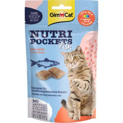 GimCat Nutri Pockets Vis met Zalm 60 gr