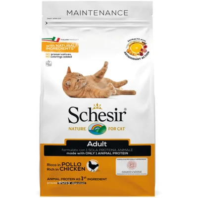 Schesir Kattenvoer Dry Maintenance Kip 400 gr