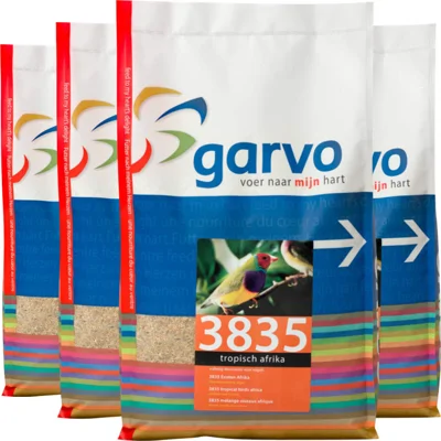 4x Garvo Vogelvoer Tropisch Afrika 4 kg