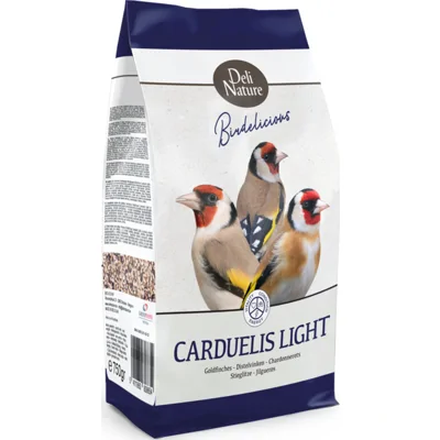 5x Deli Nature Aves Cultura Carduelis Distelvink Light 0,75 kg