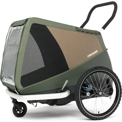Croozer fietskar - Enna L - Mosgroen