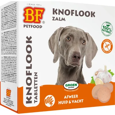 Biofood Knoflook Zalm Afweer tabletten hond