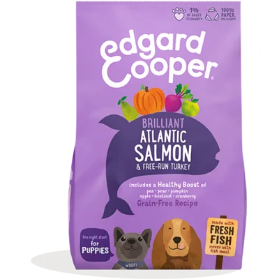 Edgard & Cooper Puppy zalm & Kalkoen 7kg