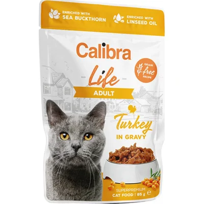 Calibra Life Cat Adult Eend maaltijdzakjes kat 28 x 85 gram