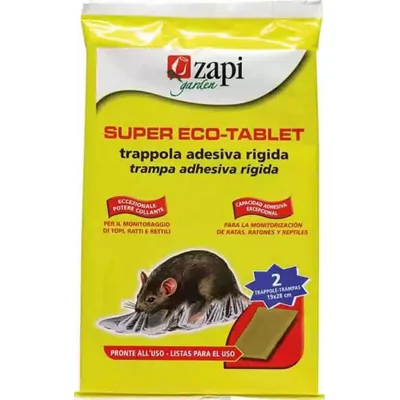 Super Muizen En Ratten Lijmplanken Tegen Muizen - Zeer goede kleefkracht - Voor muizen en ratten - Van hout dus zeer stevig