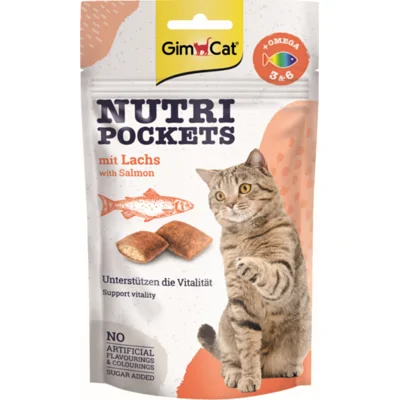 GimCat Nutri Pockets Zalm 60 gr
