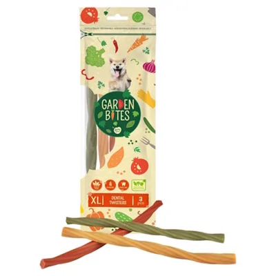 Garden Bites Dental Twisters hondensnack 2 x XL
