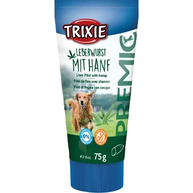 Trixie Leverworst met Hennep Tube - 75 g