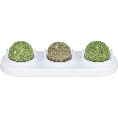 Trixie speelballen met houder