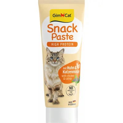 GimCat Snackpasta Kip & Kattenkruid 75 gr