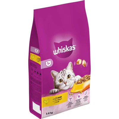 Whiskas Kattenbrokjes Kip 3,8 kg