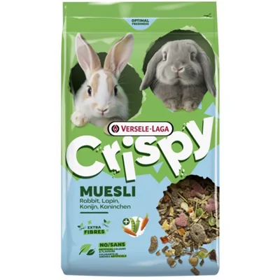 Versele-Laga Crispy Muesli Rabbit konijnenvoer 2 x 9 kg