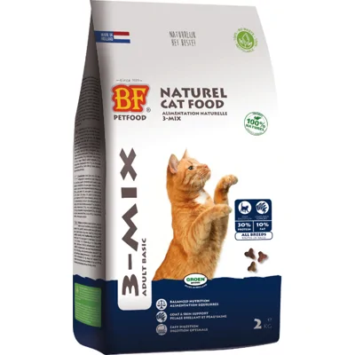 Biofood Kattenbrokjes 3-mix Kat 10 kg