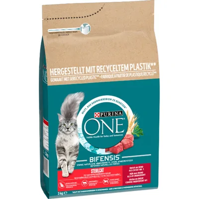 Purina One Sterilcat Rund en Tarwe Kat 3 kg