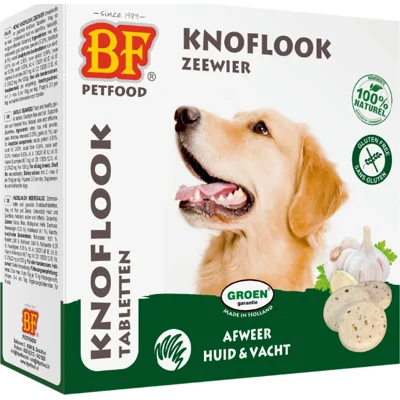 Biofood Knoflook Zeewier Afweer tabletten hond