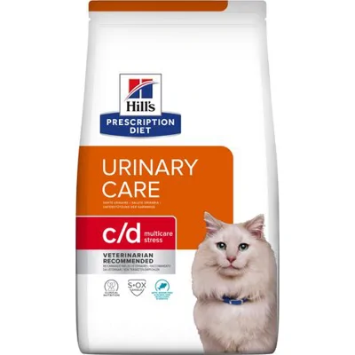 Hill's Prescription Diet C/D Multicare Stress Urinary Care kattenvoer met Zeevis 1.5kg zak