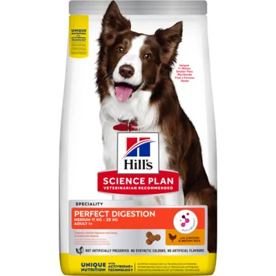 Hill's Science Plan Hond Adult Perfect Digestion Medium 14kg