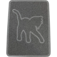 Kattenbakmat Donkergrijs 35,5x48 cm