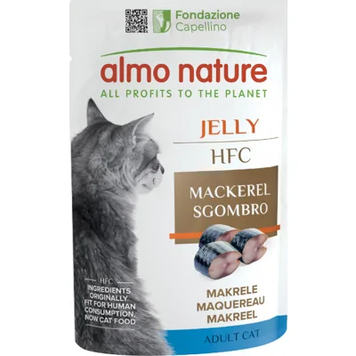 Almo Nature HFC Jelly makreel natvoer kat (55 g) 24 x 55 g