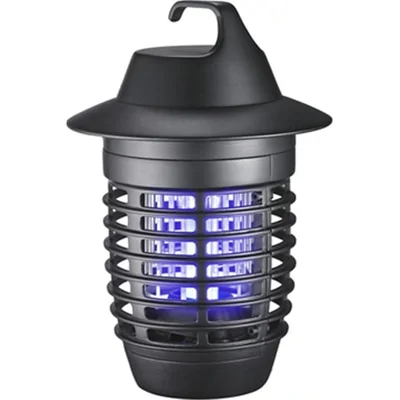 Insectenlamp 5 Watt Tegen Insecten - Vangt vliegen uit alle richtingen - Bereik van 35m2 - Makkelijk op te hangen