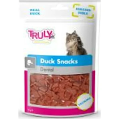 20x Truly Cat Snacks Mondverzorging met Eend 50 gr